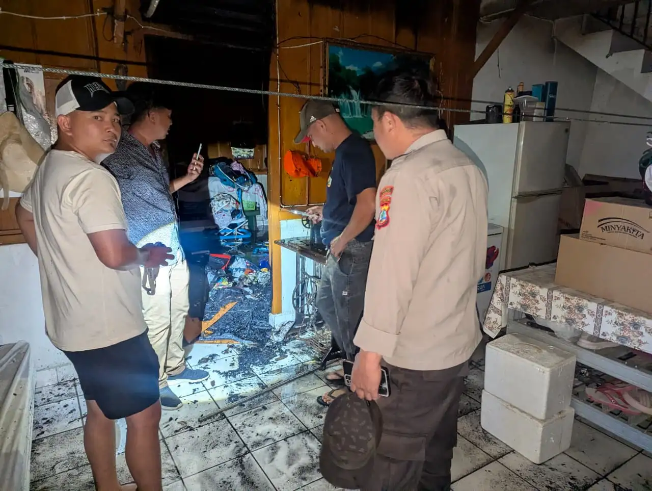 Kebakaran Rumah di Desa Sendangan, Kerugian Ditaksir Rp15 Juta